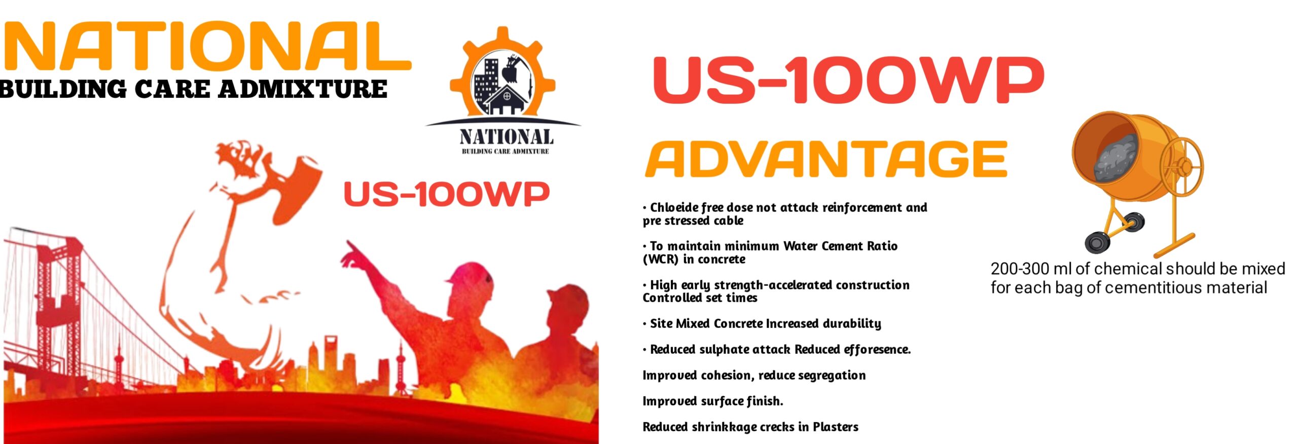 National Building Care Admixture